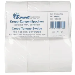 Crêpe tong swabs